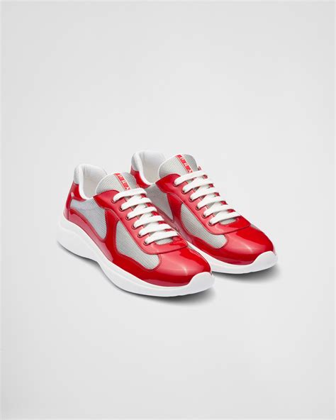 red argento prada|Red Prada America’s Cup sneakers .